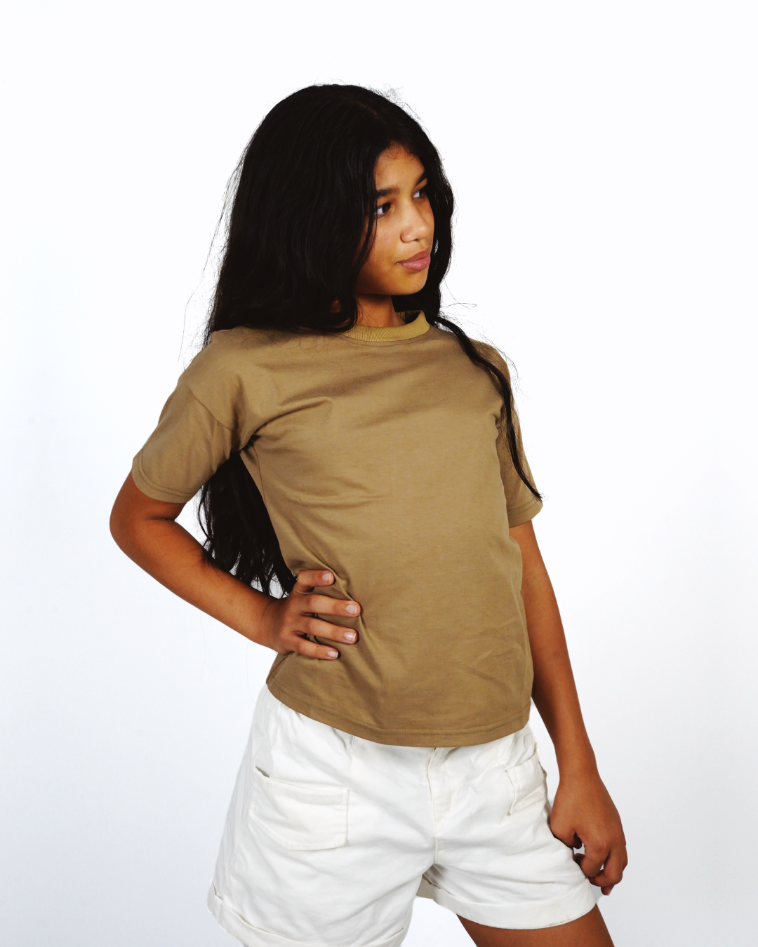 Tshirt - Camel Brown
